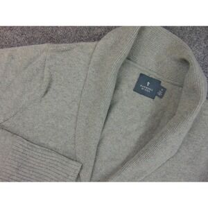Hawkins McGill Sweater Mens‎ Med Gray Shawl Collar Knit Cardigan Toggle Closure